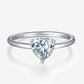 1 Carat Moissanite 925 Sterling Silver Solitaire Ring 💜