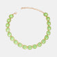 Zinc Alloy Resin Necklace