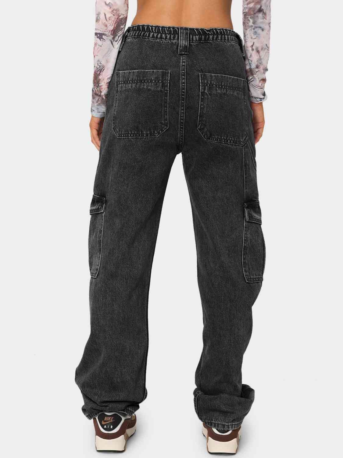 Cool Threads Straight Jeans with Pockets