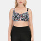Sammi Plus Size Floral Ruched Two-Piece Swim Set