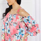 Women's Sew In Love Full Size Fresh Take Floral Short Sleeve Cold-Shoulder Top