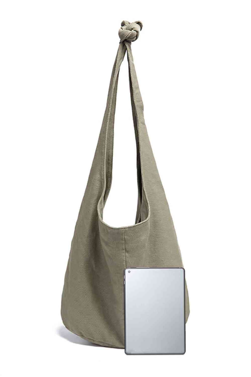 Winona Rustic Large Canvas Crossbody Bag