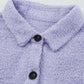 S&T Full Size Plush Button Down Collared Jacket