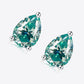 2 Carat Moissanite Teardrop Earrings