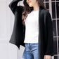 Tied Open Front Long Sleeve Cardigan