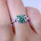 1 Carat Moissanite 925 Sterling Silver Ring 💜