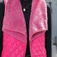 Full Size Open Front Collared Vest