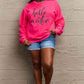 Simply Love SEASONAL Full Size HELLO WINTER Graphic Sweatshirt