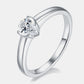 Moissanite 925 Sterling Silver Solitaire Ring