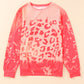Malibu Dreams Printed Round Neck Dropped Shoulder Sweatshirt