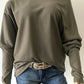 Boat Neck Long Sleeve Sweatshirt