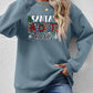 Christmas Themed Letter Graphic Sweatshirt
