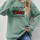 CHRISTMAS THEMED Graphic Round Neck Long Sleeve Sweatshirt