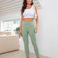 QUINN AMIR Ribbed Detail Leggings