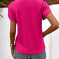Malibu Dreams Women's Strappy V-Neck Petal Sleeve Top