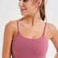 SUNSETNIGHTS Feel Like Skin Scoop Neck Sports Cami