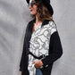 Contrast Button Up Long Sleeve Shirt