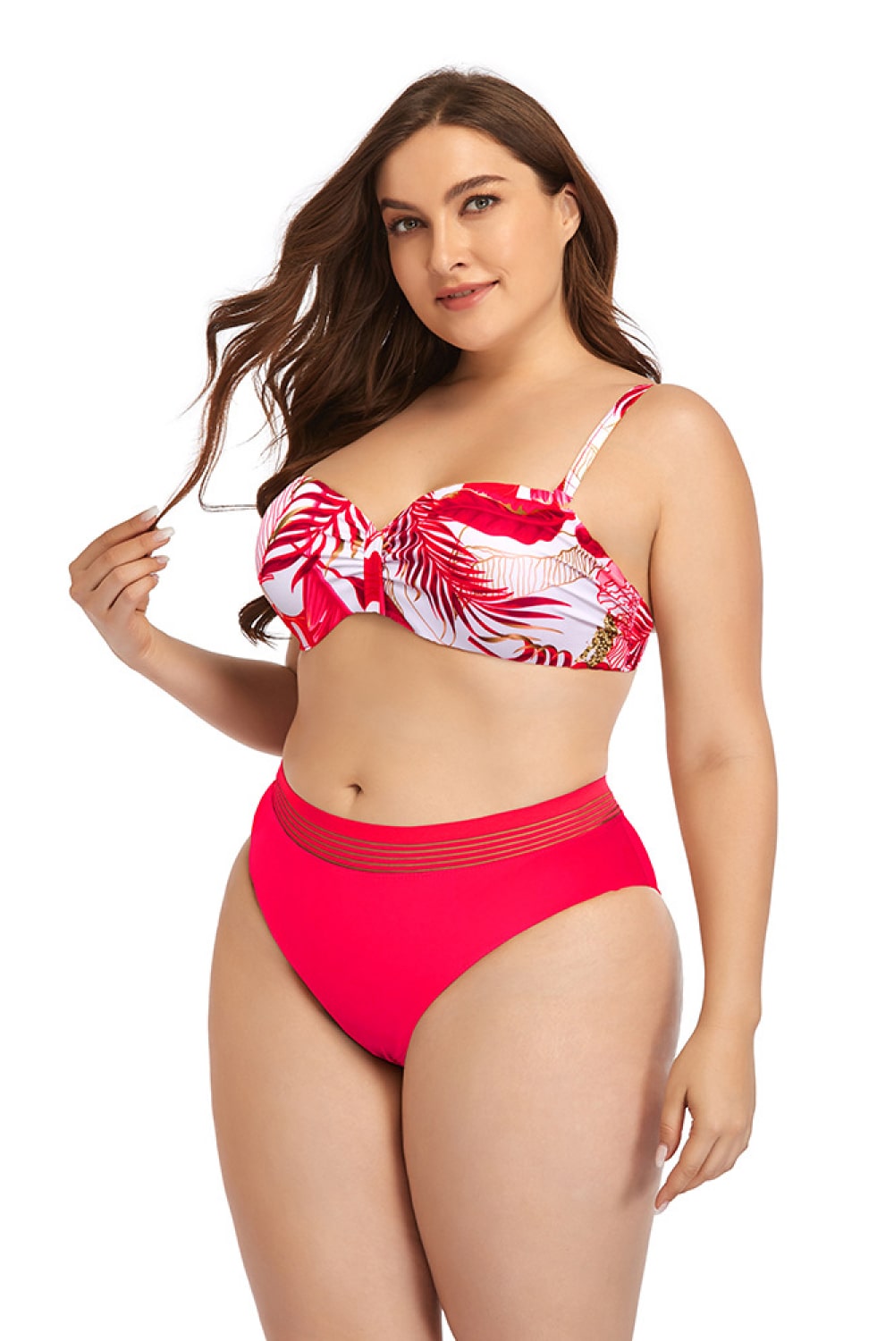 BeyondComfy Floral Tie-Back Two-Piece Bikini Set