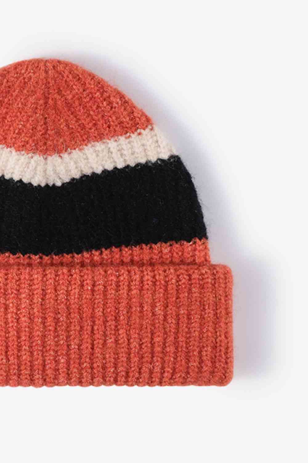 EZBeanie Tricolor Cuffed Hat Knit Beanie