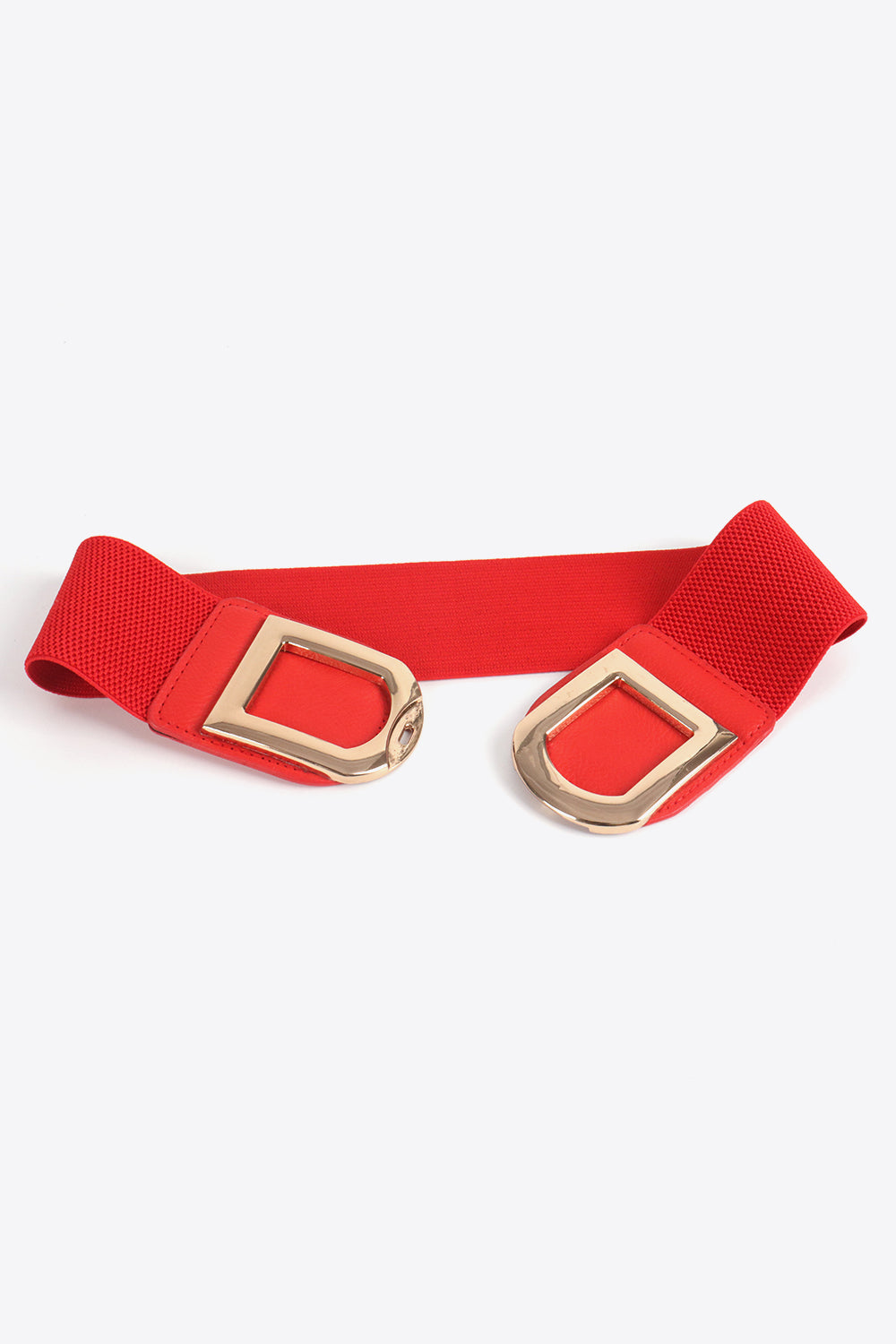 Jessica Anne Beauty Double D Buckle PU Belt