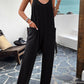 Pocketed Spaghetti Strap Overalls