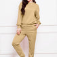 Comfy n' Cozy Round Neck Long Sleeve Sweatshirt and Pants Set
