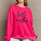 Simply Love SEASONAL Full Size HELLO WINTER Graphic Sweatshirt