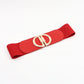 Women's D Buckle Elastic Belt