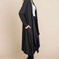 Culture Code Open Front Longline Cover Up with Pockets
