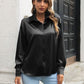 Button Up Collared Neck Long Sleeve Shirt