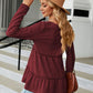 Full Size Long Sleeve V-Neck Cable-Knit Blouse