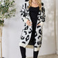 BiBi Leopard Open Front Ivory Cardigan - Brand BiBi