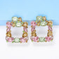 Geometrical Shape Zinc Alloy Dangle Earrings