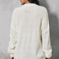Seasonal Pumpkin Embroidery Long Sleeve Sweater