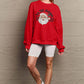 Simply Love Full Size Santa Graphic Long Sleeve CHRISTMAS Sweatshirt