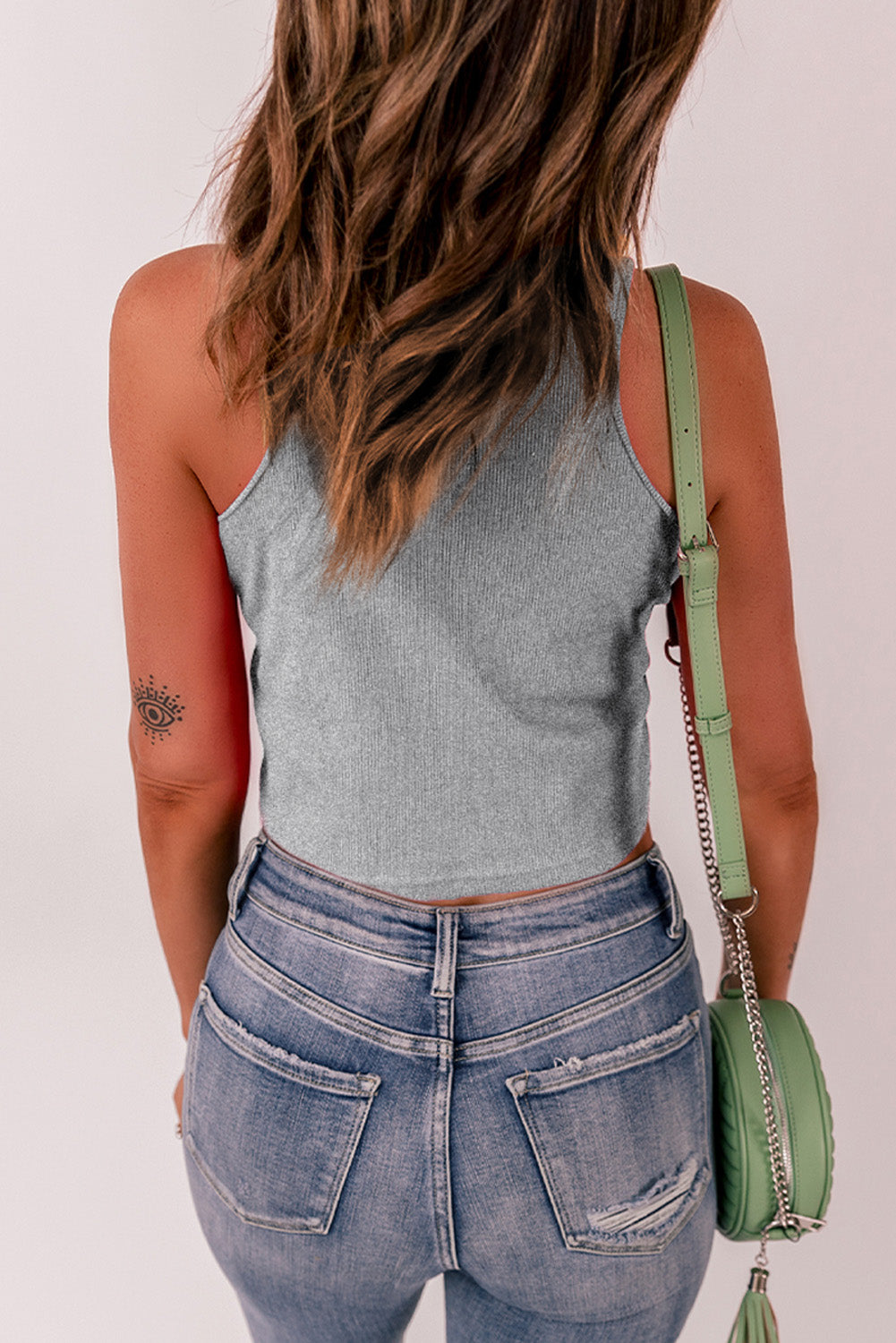 Full Size Round Neck Tank Top