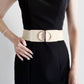 Women's D Buckle Elastic Belt
