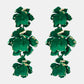 Flower Shape Zinc Alloy Dangle Earrings