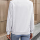V-Neck Long Sleeve Blouse