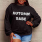 Simply Love SEASONAL Full Size AUTUMN BABE Graphic Sweatshirt
