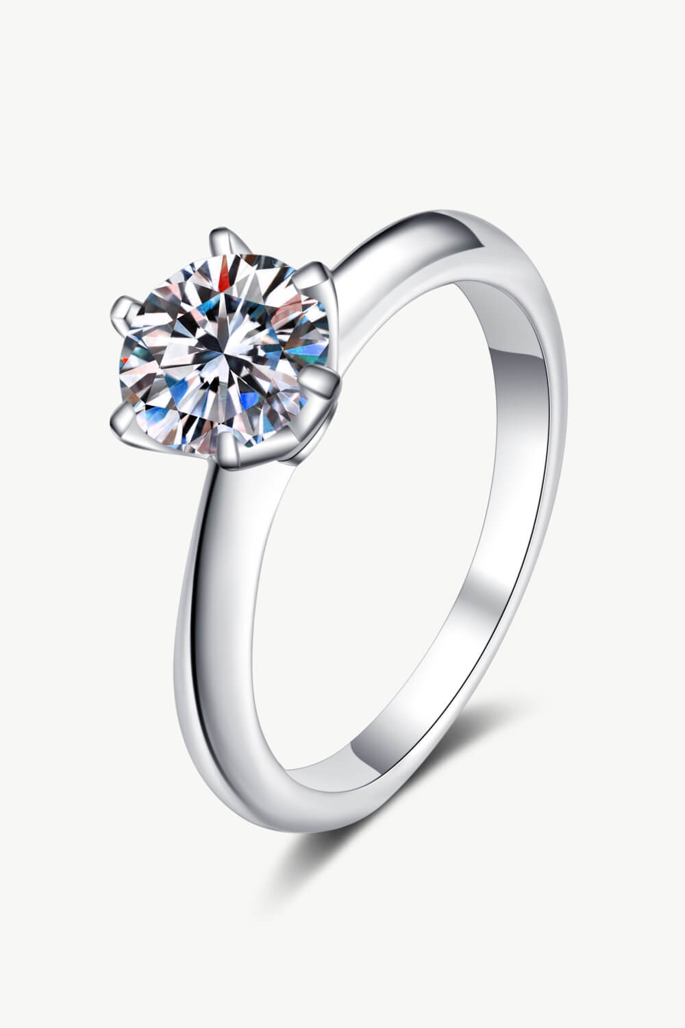 1.5 Carat Moissanite Women's Adjustable Ring