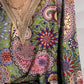 Eyelet V-Neck Flounce Sleeve Blouse
