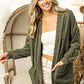 BiBi Checkered Long Sleeve Open Front Cardigan - Brand BiBi