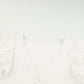 Deep V Lace Butterfly Sleeve Top