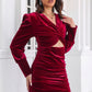 Avery Aria Twist Front Cutout Long Sleeve Dress
