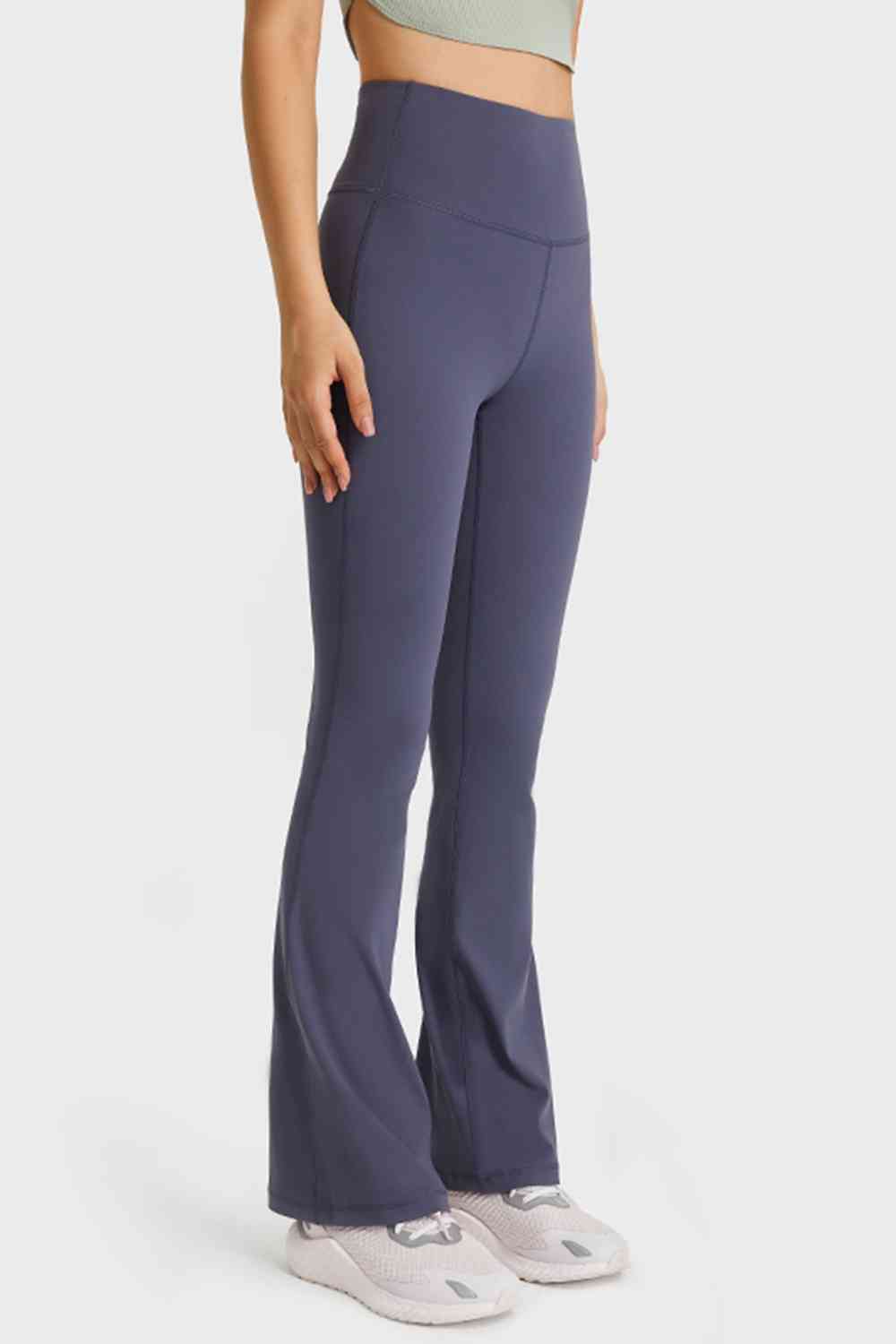 ChicBea Elastic Waist Flare Yoga Pants