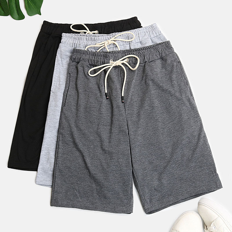 Men's JUMAR Solid Casual Drawstring Waist Three-Piece Short Set (Lot)