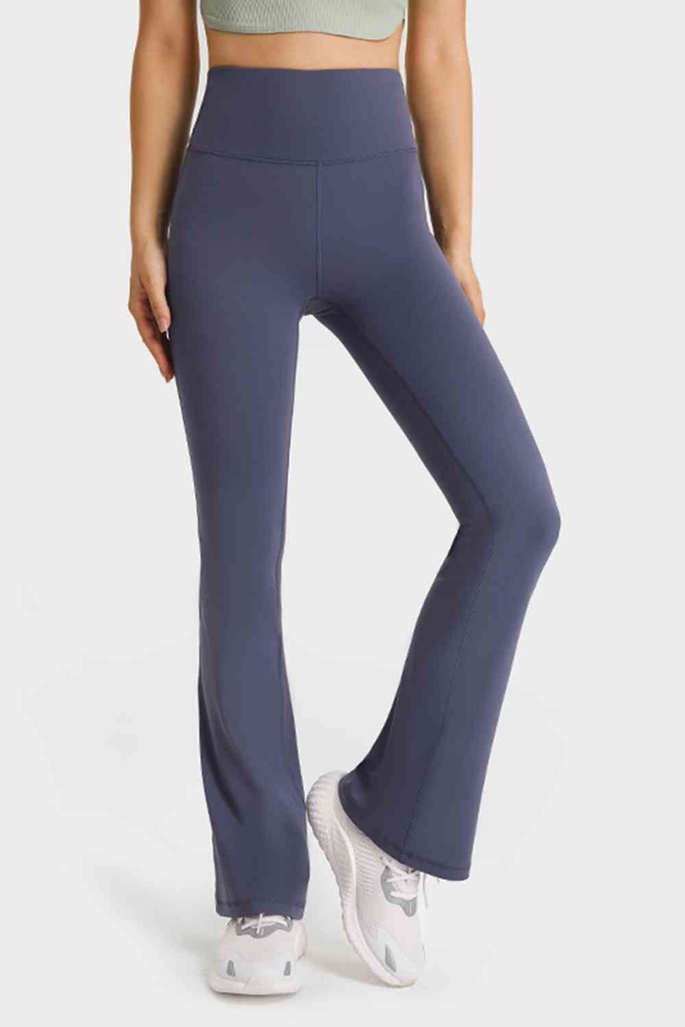 ChicBea Elastic Waist Flare Yoga Pants