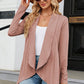 Open Front Long Sleeve Cardigan