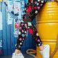 Printed High Waist Skinny Leggings
